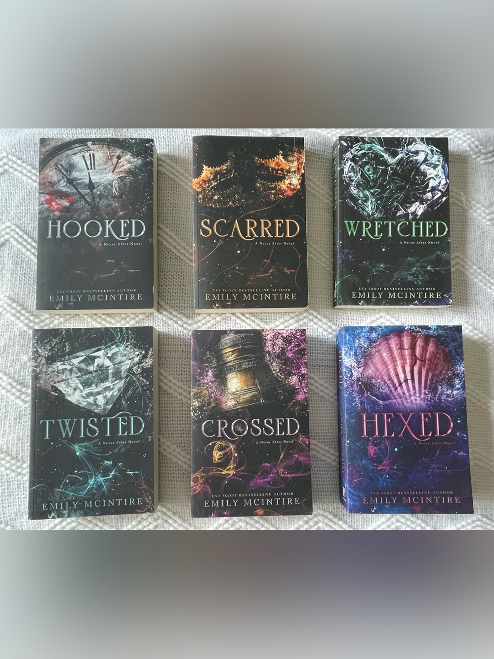The Never After series by Emily McIntire (Paperback) (6 together $30)